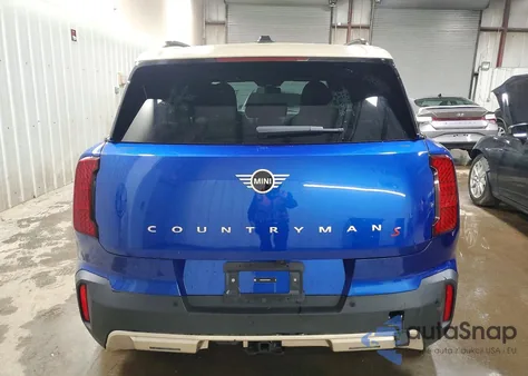 2025 Mini Countryman S All4 из США, поврежденный, VIN WMZ23GA09S7R22591